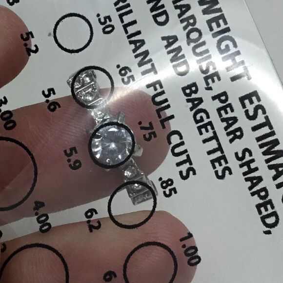 3/4 ct. CZ Bridal Engagement Ring (H15) - Picture 5 of 5